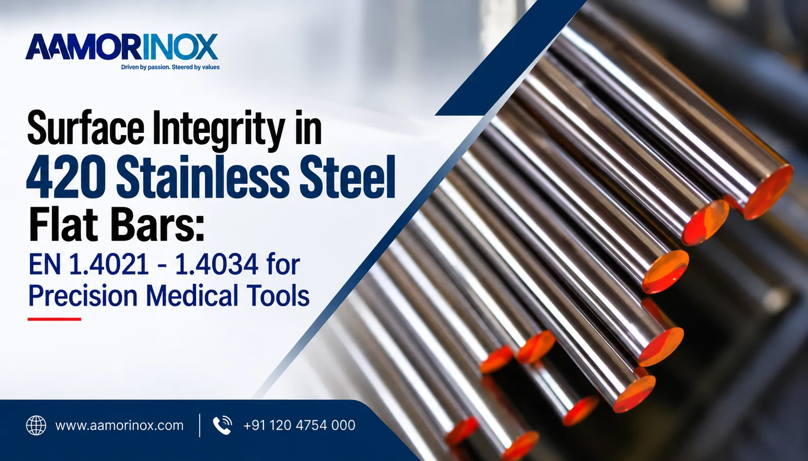 Surface Integrity in 420 Stainless Steel Flat Bars: EN 1.4021 - 1.4034 for Precision Medical Tools