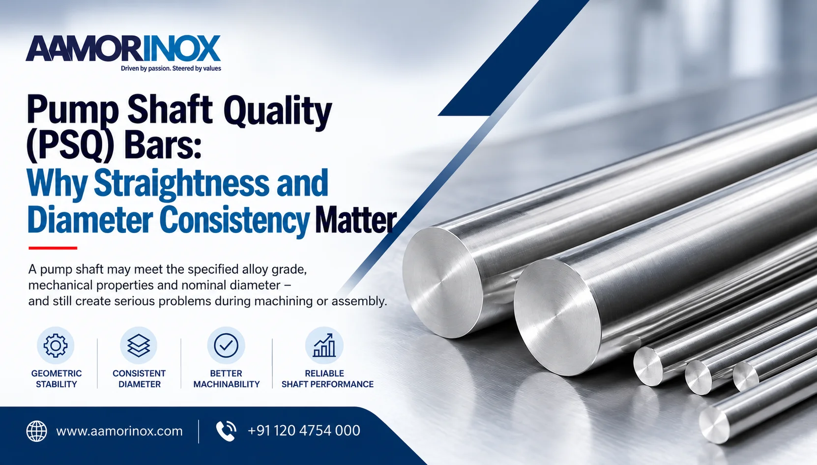 Pump Shaft Quality (PSQ) Bars: Why Straightness and Diameter Consistency Matter 